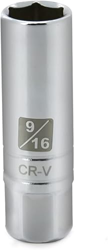 Miniatura 36 de Bujía magnética de pared delgada de 0.55 pulgadas de 3/8 pulgadas, enchufe de bujía de 12 puntos compatible con motocicleta, automóvil, SUV, BMW