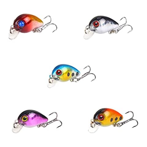 Voarge 5Pcs Mini Fishing Lures Set Cover