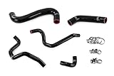 HPS 57-1731-BLK Black Silicone Radiator + Heater Hose Kit Coolant