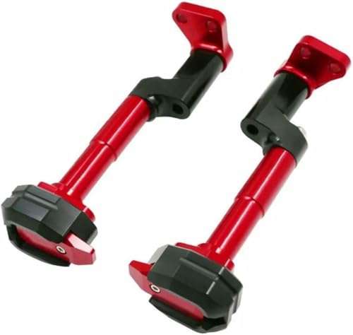 Rahmenschützer, Motorschutzabdeckung, Sturzpad, Sturzschutz für Suzuki GSX250R, DL250, GW250(Rot)