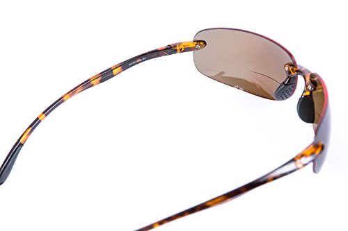 "The Influencer" Bifocal Sunglasses - Lightweight Unisex Reading Sunglasses for Men and Women - Hard Carrying Case Included3