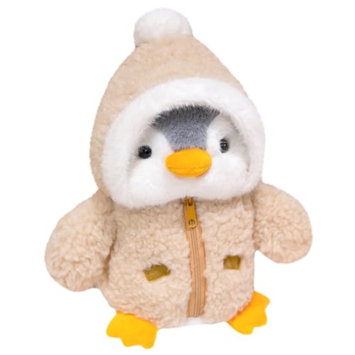 Pingouin en peluche doux, le doudou de Noël mignon qui réconforte petits et grands