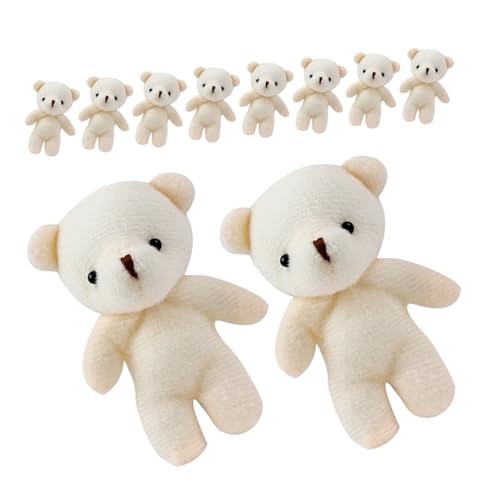 Mini peluches ours suspendues lot de 15 figurines compactes pour DIY