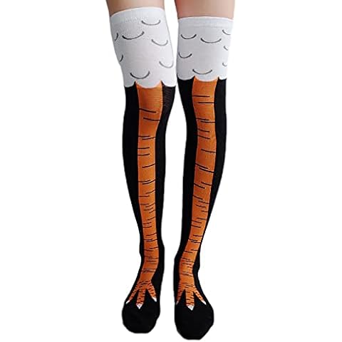 Funny Chicken Legs Knee-High Socks Cover