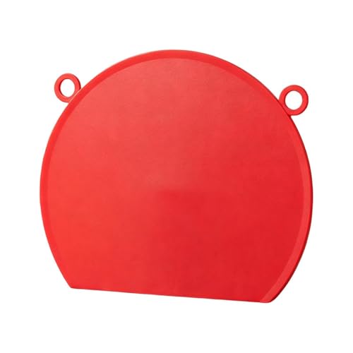 Tabla de cortar de silicona antideslizante en forma de D para cocina e interior 2