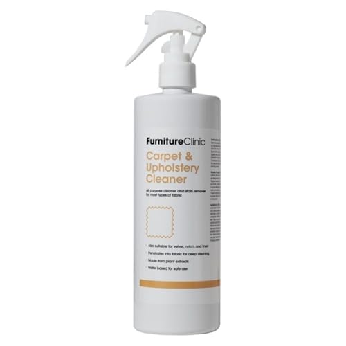 Furniture Clinic Spray Detergente Per Tappeti & Tappezzeria - Soluzione Detergente Per Tutti I Tessuti E Tappeti - Smacchiatore - Detergente A Base Ve