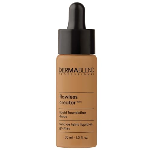 Dermablend Flawless Creator Liquid Foundation Makeup Drops, Oil-Free, Water-Free, 1 Fl. Oz - 60n