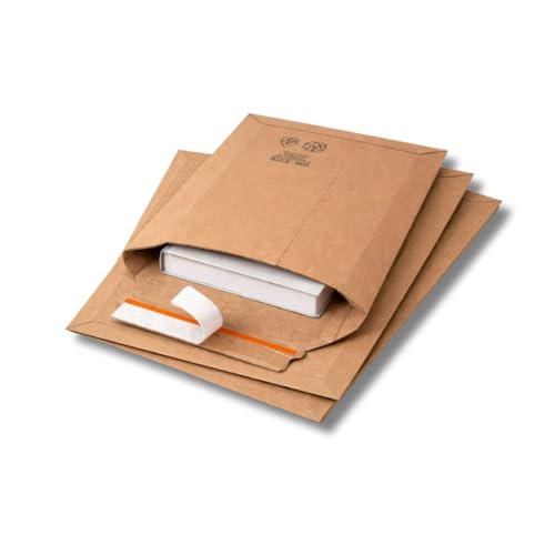 100x Versandtaschen Karton A4 für den Versand - 250x353mm mit...