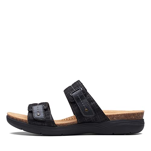 Sandales April Dusk Clarks pour femme en noir interest pointure 42 EU