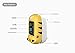 FaceLake Child Pulse Oximeter Blood Oxygen Saturation Monitor, Neck/wrist Cord, Batteries included, Yellow