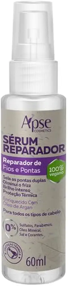 Sérum Reparador de Pontas 60ml, Apse Cosmetics