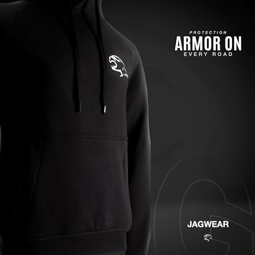 Image of JAG Motorcycle Protective Hoodie with Partial Aramid Lining, Riding Jacket