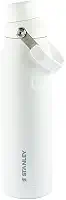 Stanley - Garrafa de água Aerolight com tampa de fluxo rápido, copo isolado a vácuo para bebidas frias, aço inoxidável leve, 710 ml, Polar