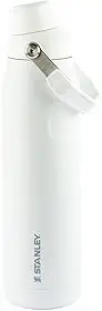 Stanley - Garrafa de água Aerolight com tampa de fluxo rápido, copo isolado a vácuo para bebidas frias, aço inoxidável leve, 710 ml, Polar