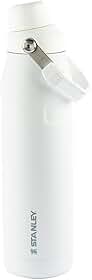 Stanley - Garrafa de água Aerolight com tampa de fluxo rápido, copo isolado a vácuo para bebidas frias, aço inoxidável leve, 710 ml, Polar