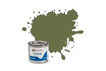 Humbrol Enamel Paint 14ML No 80 Grass Green - Matt