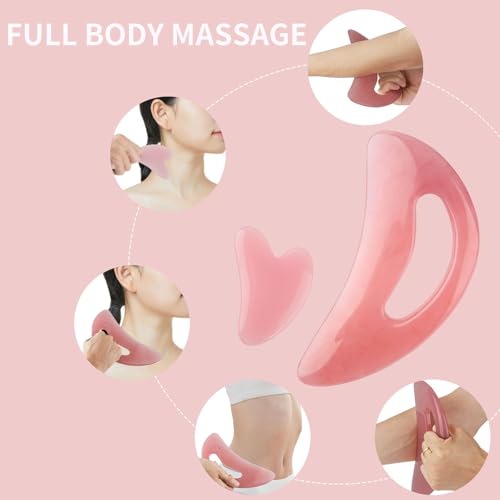 FDKJEJC Body Gua Sha Tool Celulite (resina) Ferramenta Guasha para Corpo Grande Ferramentas de Massa