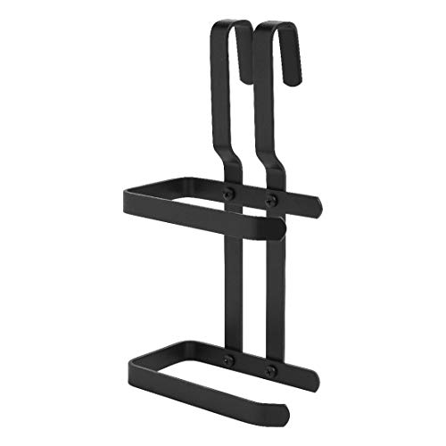 Suporte Porta Papel Higiênico Duplo P/Caixa Acoplada Preto