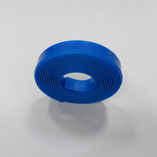 Image of Window Tint Tools 158 Inch Window Tinting Squeegee Replacement PU Bevel Blades Blue Squeegee Refill Tint Tools - Blue