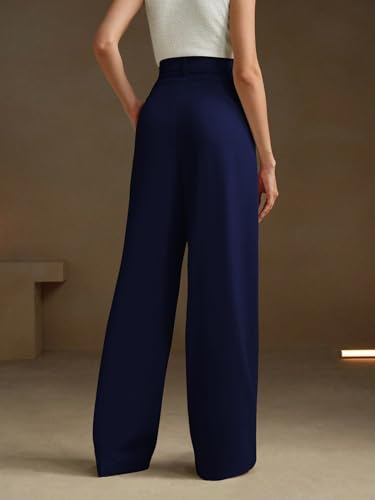 Image of KERI PERRY Trousers for Woman Pants Women's Formal Office Korean | Black Beige Track Pant | Straight | Cotton Spandex Stretchable Trouser | High-Waisted Bottom Wear
