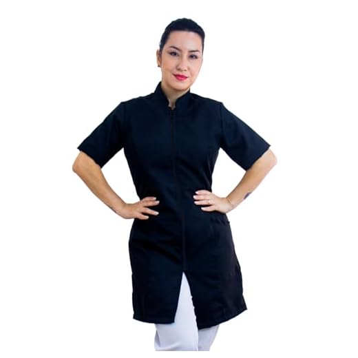 Jaleco Oxford Zíper Manga Curta Preto Cor:Preto;Tamanho:G