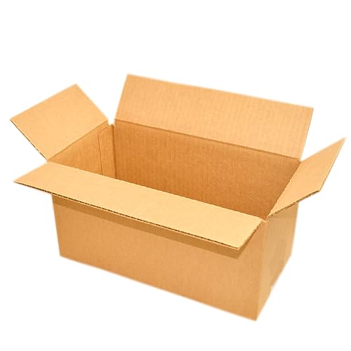 Warm Fortune 12x6x6 5 Count Corrugated Shipping Boxes Cardboard Paper Boxes Shipping Boxes, Mailing, Packing, Packing and Storage