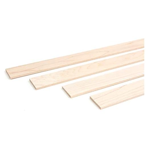 wodewa Listón de madera de arce natural, 1 m, 30 x 4 mm, moldura decorativa para revestimiento de pared, techo o suelo, manualidades