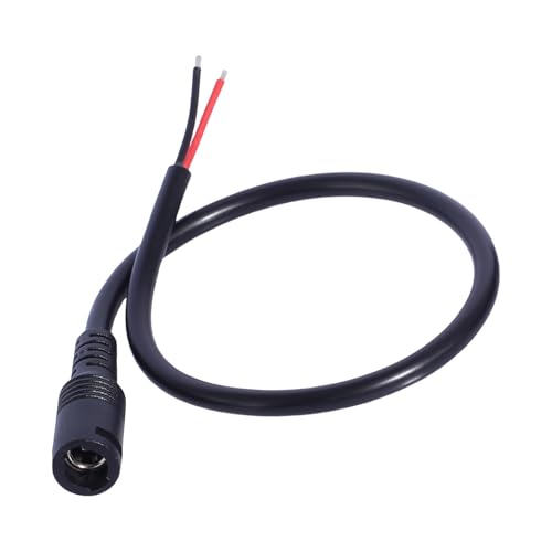 Hqkfuybl 5.5x2.1mm AntiLoss Power Cable with Rotating Lock for Surveillances Equipment and Electronic Keyboards 18AWG