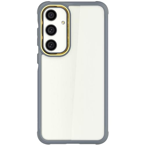 Image of Ghostek Covert Samsung Galaxy S24 Plus Clear Case with Military Grade Shockproof Protection, Non-Slip Grip, Protective Silicone Phone Cover Designed for 2024 Galaxy S24+ (6.7 inch) (Gray)