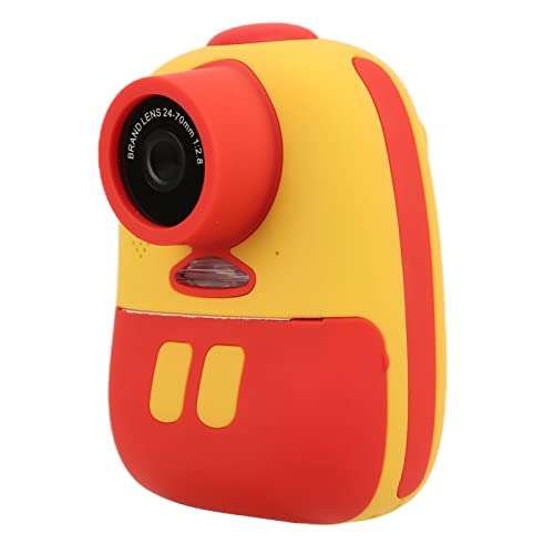 Câmera digital instantânea infantil, compacta não tóxica 1080P câmera infantil de impressão instantâ