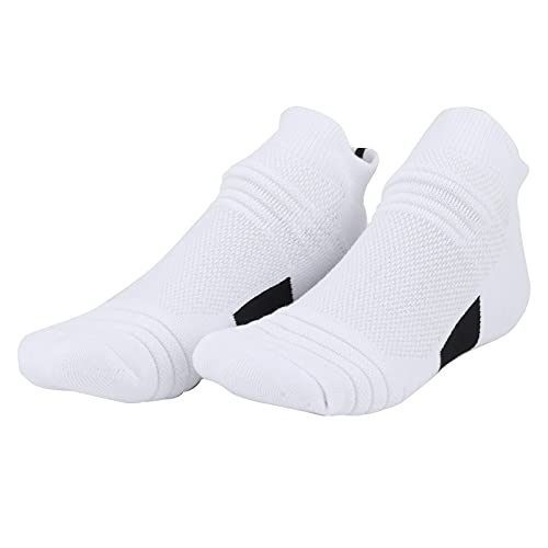 OUKENS Meias de basquetebol, algodão penteado, respirável, espessas para meninos, meninas, homens, m