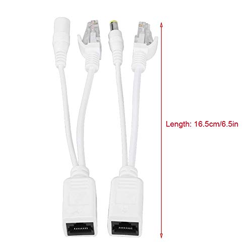 10 Accoppiamenti Telecamera IP POE RJ45 Cavo Power...