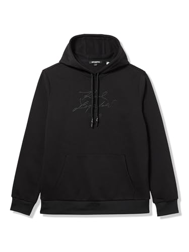 KARL LAGERFELD Paris Men's Sportswear Sweatshirt, Black, Large