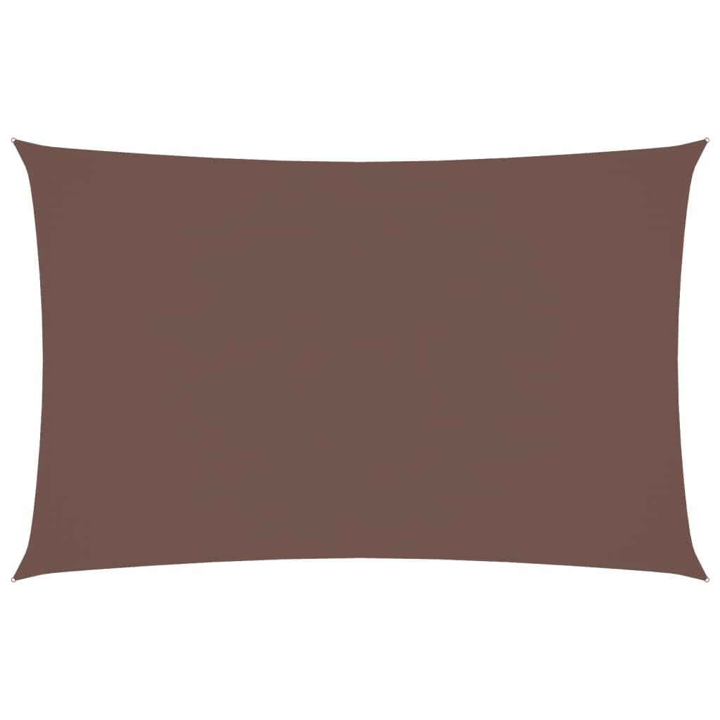 Voile d'ombrage rectangulaire en Oxford de qualité supérieure avec inox