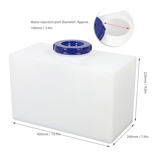 Ausla RV Wasser Tank LLDPE Serbatoio d'Acqua Dolce Impibile 5 Galloni con Un'apertura di Riempimento di Grande Diametro per Il Campeggio, Barca