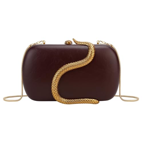 Image of Gets Multicolor Snakeskin Purse for Women Box Evening Bag Green Snakeskin Clutch Handbag Party Wedding