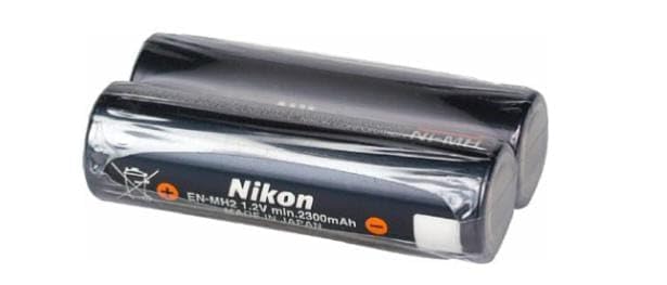 Image of Compatible with Nikon EN-MH2-B2 1.2V min.2300mAh Rechargeable Batteries - Camera Battery - for Coolpix L19, L20, L30, L32, L330, L620, L830, L840(Pack of 4)
