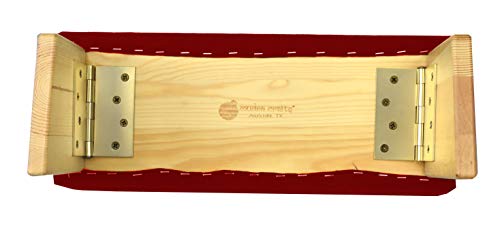 Mudra Crafts Maroon Foldable Meditation Chair - Yoga Zen Meditation Bench Kneeling Stool - Wooden Meditation Stool With Cushion - Prayer Kneeler Seiza Meditation Seat #TOP4