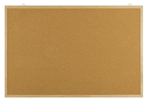 OFFICE PRODUCTS Pinnwand Notizbrett aus Kork / 60 x 40 cm/ 1 Stück/Rechteckig/Korktafel Korkplatte...
