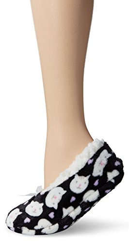 Pantofole Fuzzy Babba Def Leppard – Donna, Taglia M/L 7.5-9, Blu, Rock N Roll