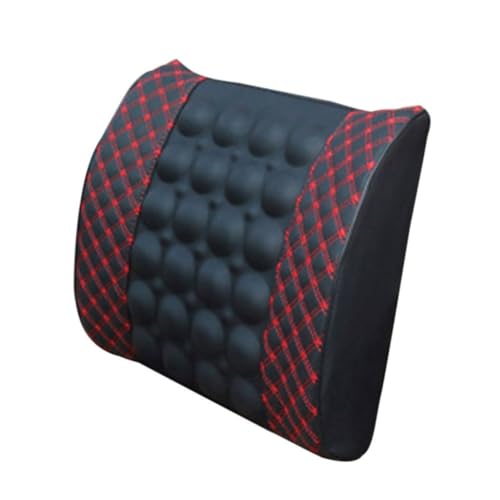 Coussin lombaire de siège auto électrique avec massage shiatsu vibrant en PU