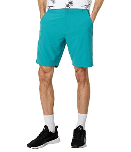 PUMA 101 North Shorts Finition Haut de Gamme Vert Lagon Chiné Taille 32