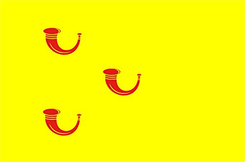 Drapeau Large Leende anti-déchirure : La solution grand format 1,35m² face au vent