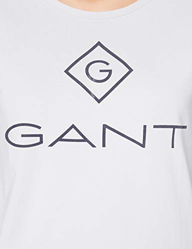 GANT LOCK UP SS T-SHIRT, T-shirt Donna, Bianco (