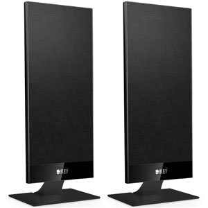 KEF T101 Lautsprecher (Lautsprecher, 2-Wege, 2.0 Kanäle, Standfunktion, Tischplatte/Bücherregal, Wandmontage, geschlossen, Satellit)