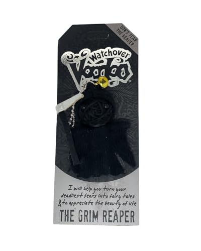 Watchover Voodoo 3-Inch The Grim Reaper Keychain - Handcrafted Gift to Bring Good Luck and Positivity Everywhere You Go