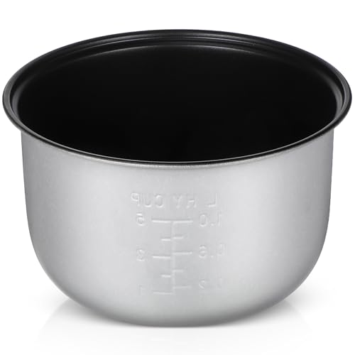 SHINEOFI Olla Interior para Arrocera de Antiadherente Repuesto para Cocina Doméstica Recambio de Olla Arrocera con Excelente Transferencia de Calor Apta para Hogar Hotel y Residencias