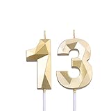 Velas de cumpleaños doradas de 2 pulgadas, decoración de fiesta temática