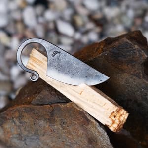 Toferner 2015001 Celtic Pocket Knife, Hand Forged Fixed Blade Knives thumb #6