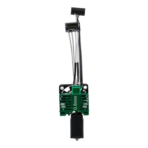 xirbbo 0.6mm Tungsten Carbide Nozzles Hotend Kit for Bambu Lab X1C, P1 Series 3D Printer 550℃ High Temperature Tungsten 